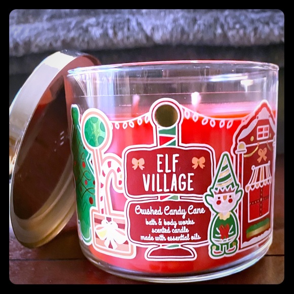 Bath Body Works Accents Crushed Candy Cane Bath Body Works Candle New Poshmark